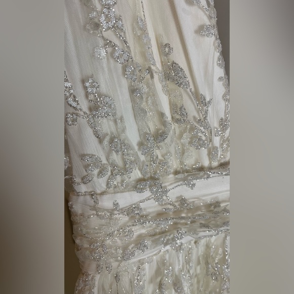 (White) Arline shimmer gown (Baltic Born) - Picture 11 of 14